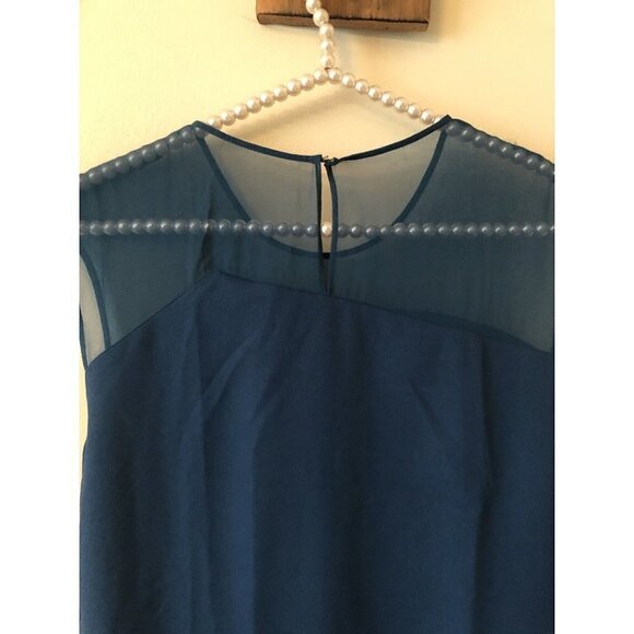 NWT Parker Womens Size S Silk Blend Arctic Blue Ziyan Sleeveless Dress - Picture 2 of 6